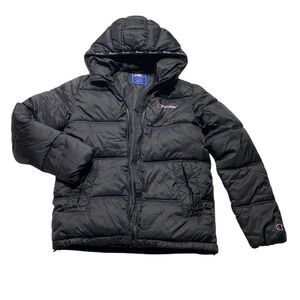 Champion Black Puffer Jacket for Kids